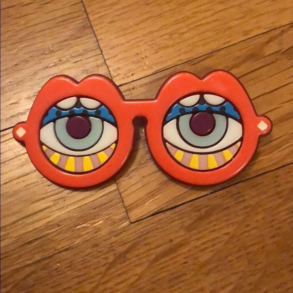 MCM Craig & Karl Brooch Orange - Unused